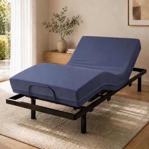 Colchón para Cama Articulada 90x190 | Espuma HR + Viscoelástico 5cm | Funda Impermeable, Lavable e Ignífuga | Colchón Sanitario, Hospitales, Gertiátrico | Fabricado en España | Vitae 90 x 190 (90x190)