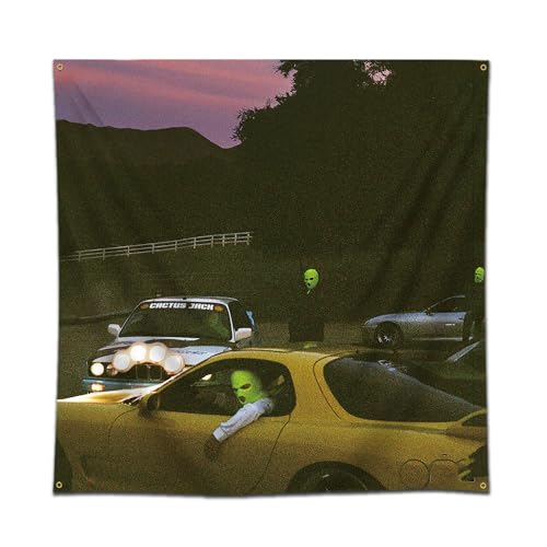 ENMOON Rapper Music Album Covers Tapestry 4X4Ft Bedroom Living Room College Dormitory Decor