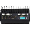 Acumen Disc EZ Dupe 1 to 15 USB Duplicator - Multiple Flash Memory Storage Pen Thumb Drives Copier & External Hard Drive Clone with Sanitizer (DOD Compliant) System - 45mb per Second (USB Cyclone)