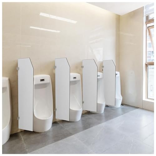 Barrera duradera para una mayor higiene con panel separador de urinarios 5