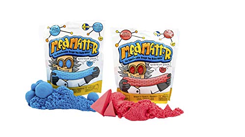 Mad Mattr Dough-Like Material - 1-10oz Blue & 1-10oz Red