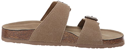 Madden Girl Women's Brando Flat Sandal, Taupe Fabric, 8.5 - Thumbnail 6