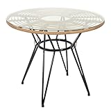 Polyvalence : Taille de 90 x 73 x 90 cm, idéale pour repas en famille, soirées entre amis ou espace de travail