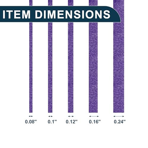 Image of Painters Tape Medium Tack Easy Removal Masking Master Tape Purple 5 Pcs 0.2cm /0.25cm /0.3cm /0.4cm /0.6cm x 25m