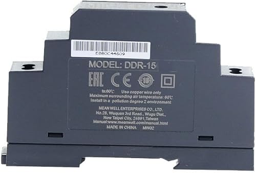 Miniatura 7 de Mean Well - Convertidor de fuente de alimentación DDR 120W 24V 5A, riel DIN industrial DCDC DDR-120D-24