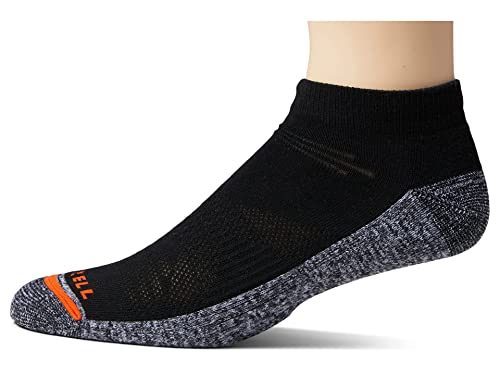 Merrell Men's and Women's Lightweight Work Low Cut Socks-3 Pairs-Repreve with Durable Reinforcement