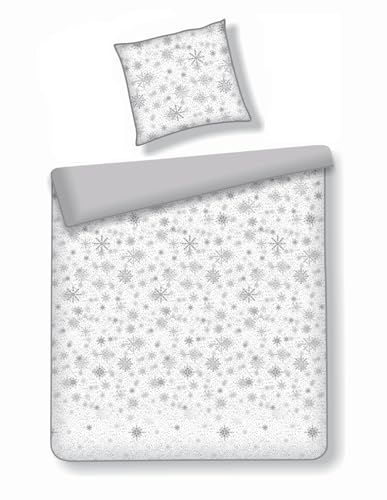 home&you - Bettwäsche Snowf, 140x200cm, 2X...