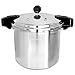 MegaChef 24 Quart Large Capacity Aluminum Stovetop Pressure Cooker for Induction and Gas Stove-Tops