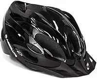Genérico Capacete Ciclismo Bike Absolute Nero Wt032 Led Pisca Viseira (Preto, Adulto)