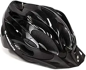 Genérico Capacete Ciclismo Bike Absolute Nero Wt032 Led Pisca Viseira (Preto, Adulto)