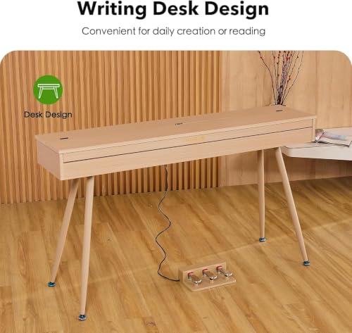 Image of Digital Piano 88 Key Weighted Keyboard Full-Size Desk Electric Piano