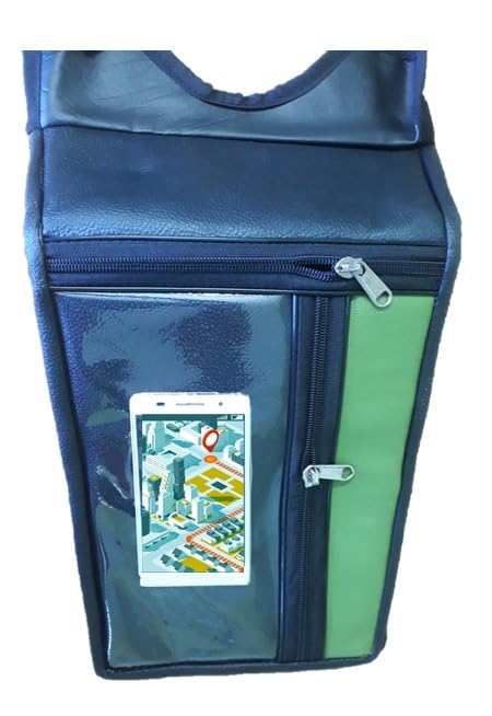 Tank Cover with Mobile Holder - [Thick Flop - Large Space] for Dream- | Black & Green |