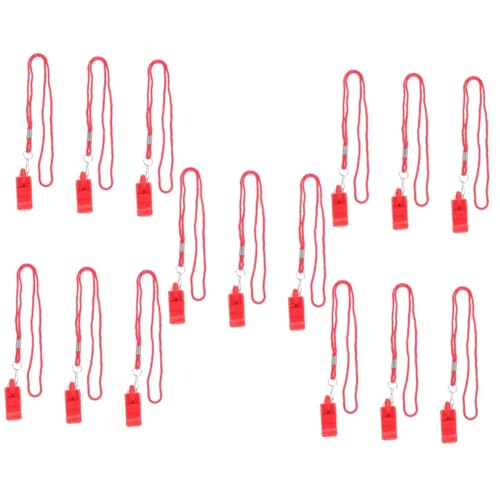 Set de 15 silbatos de emergencia para actividades al aire libre
