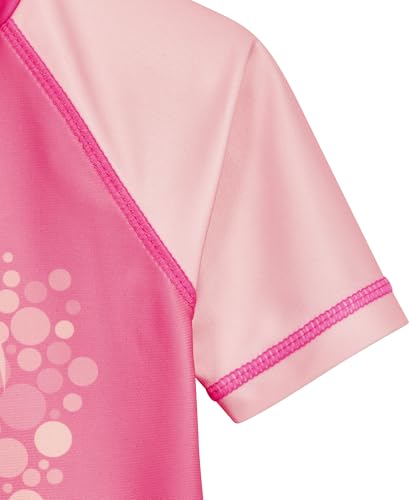 Playshoes Mädchen Badeshirt Rash-Guard-Shirt, Kurzarm Tupfen, 146/152 cm