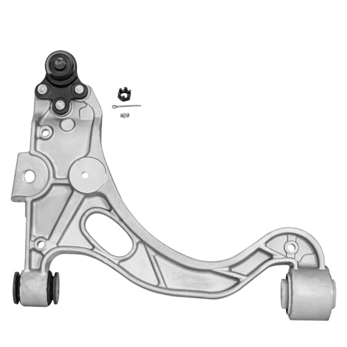 Image of Detroit Axle - 4pc Front End Control Arms Kit for Buick LeSabre Park Avenue Riviera Cadillac DeVille SeVille Bonneville Aurora 2 Lower Control Arms w /Ball Joints 2 Outer Tie Rod End Links Replacement