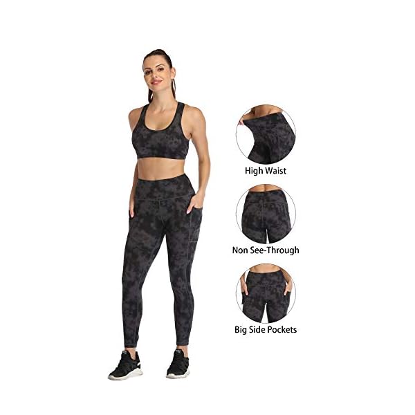 Amazon-Essentials-Women-Yoga-Leggings-with-Pockets-High-Waist-Compression-Workout-Running-Gym-Print-Pants Amazon Essentials Women's High Waisted Yoga Leggings, 1364-ink Print, Large