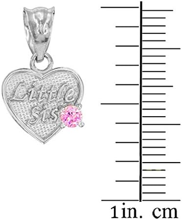 Mother's Jewelry Sterling Silver Mom-Big Sis-Lil Sis Personalized Birthstones Charm Breakable Hearts 3-Piece Pendant Set - Image 5