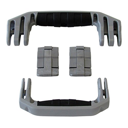 2 Grey Replacement Handles / 2 Latches for Pelican 1510 or 1560 Customize your Pelican Case.