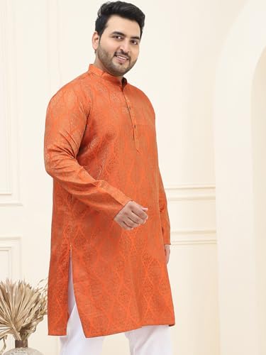 Image of SOJANYA Men's Cotton Regular Fit Casual Plus (Since 1958) ONLY Kurta