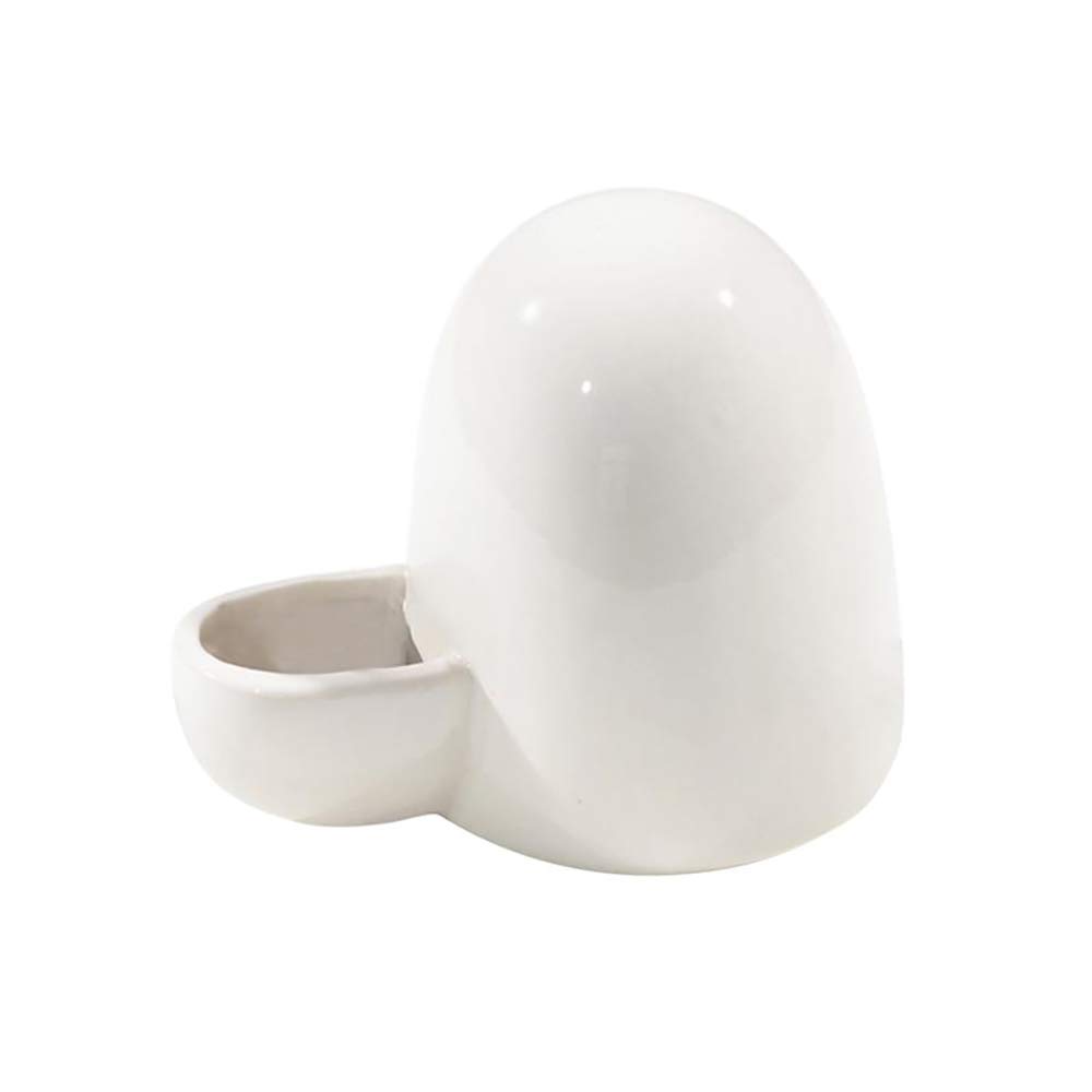 PIVBY Hamster Drinking Water Feeder Bottle Ceramics Slient Automatic Waterer for Small Pets Bird Guinea Pig Hedgehog hilla Ferret, 8Oz