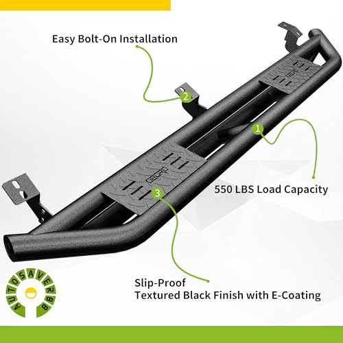 Estribos Running Boards AUTOSAVER88 Toyota Tacoma 2005-23 miniatura 2