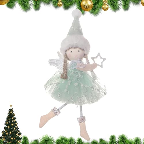 Ornamento De Muñecas Ángel - Decorativo Árbol Navidad | Angell Dol Doll Christmas Decoration Mesa para Exhibición Navideña O