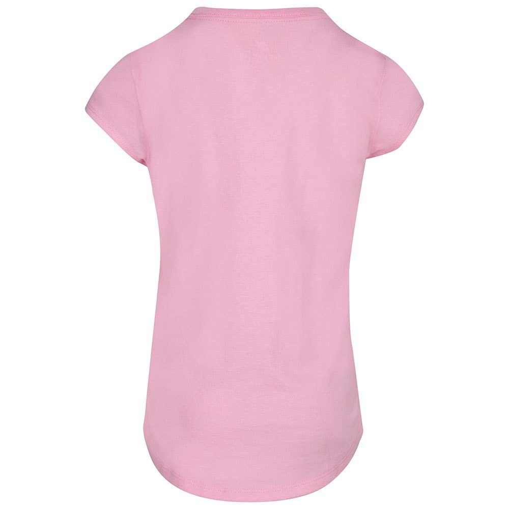 NIKE Futura Sport Splash Tee, T-Shirt a Manica Corta da Bambina con Logo Glitterato (36F269-023)
