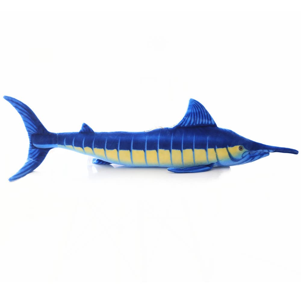 100CM cute bluefin tuna soft plush toy, large stuffed animal, home decor gifts, children's pillows, Stuffed Animals