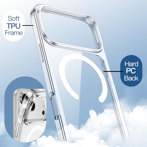 Image of JETech Magnetic Cover Case for iPhone New Pro Max, Clear