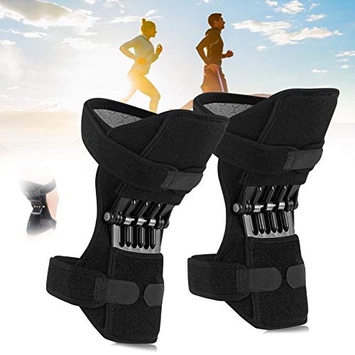 Rodillera Knee Active Plus, Rodilleras Protectoras de Rodillas Banda para Las Rodillas de Piernas Frías Viejas con Poderoso Rebote de Primavera Knee Booster para Correr