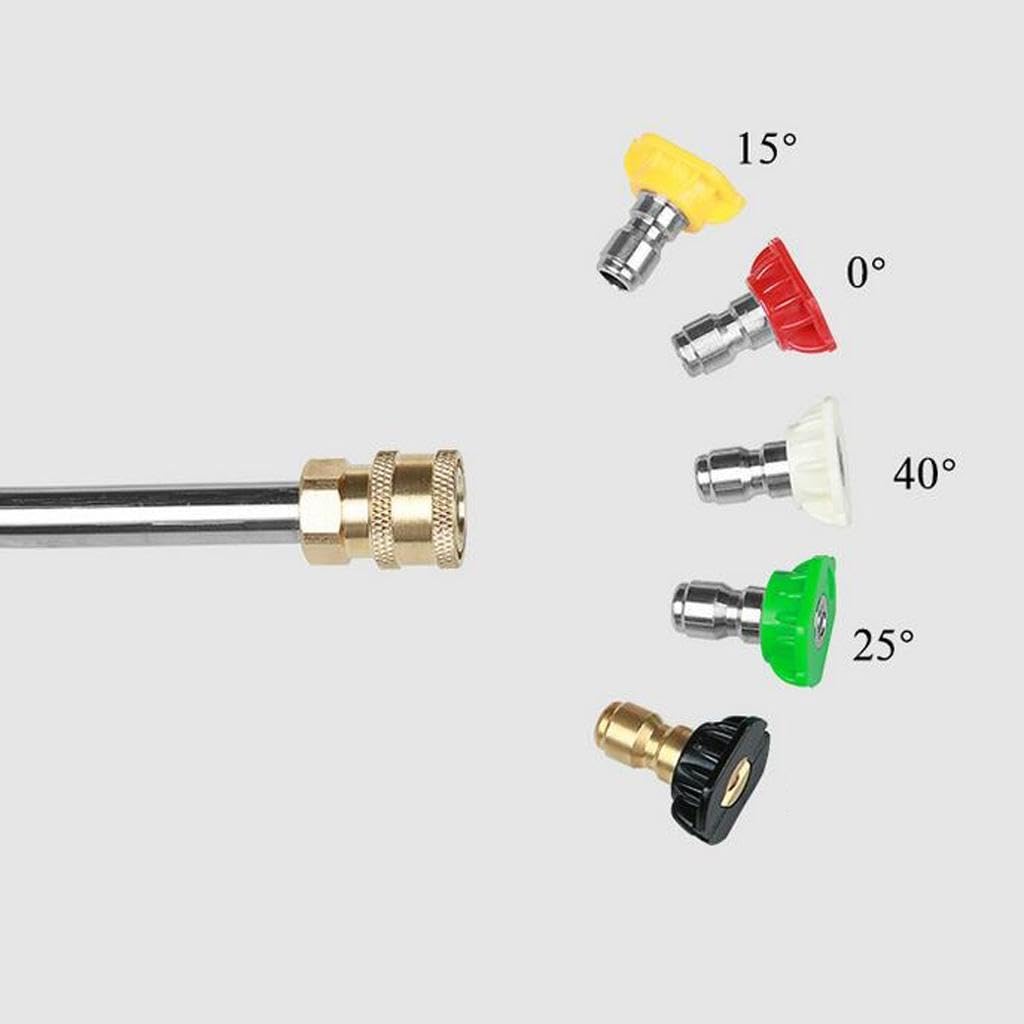 Nettoyeur Haute Pression pour Voiture 2600 PSI avec 5 Buses pour