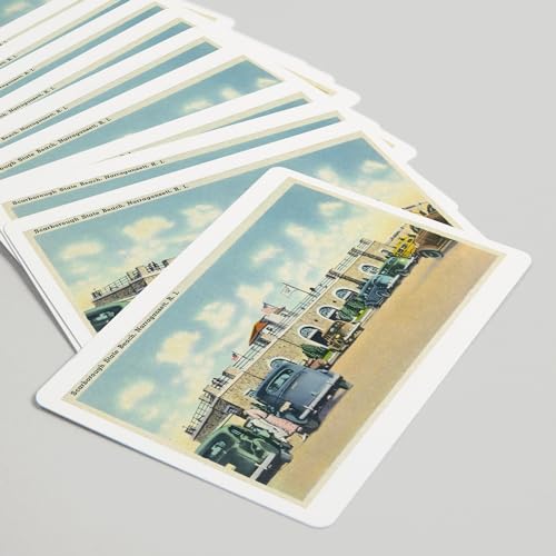 Baraja de 52 cartas tamaño póker vista Rhode Island miniatura 5