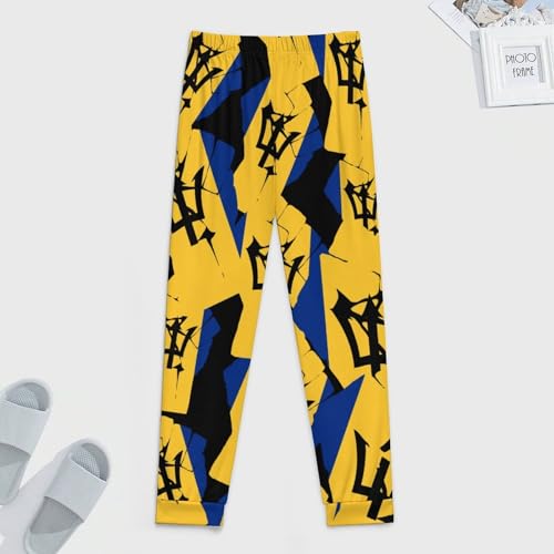 Barbados Barbadians Fist Men's Pajama Bottoms Sleep Lounge Soft Comfy Pants Sleepwear4