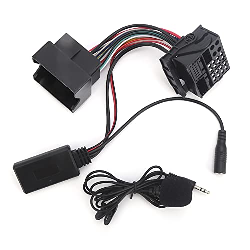 Qualità perfetta: il kit vivavoce del microfono dell'adattatore audio utilizza il protocollo Bluetooth 5.0, retrocompatibile con altre versioni del protocollo Bluetooth 2.0, 3.0, 4.0, può supportare l'audio in formato MP3 generale e supporta anche WMA, WAV, FLAC e altri di decodifica del formato audio. E la connessione è più stabile e le prestazioni sono notevoli.