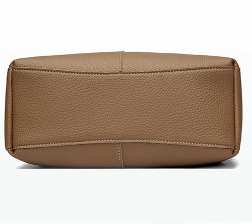 Women's Handbag Shoulder Bag Lychee Top Handle Purse with Detachable Leather Tote Strap 20254