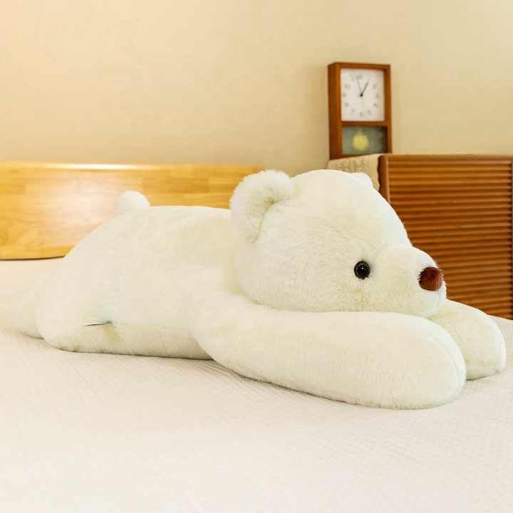 Image of Cute Beer Soft Stuffed Plush Pillow Animal Toy for Kids Boys & Girls Birthday Gifts 80 CM