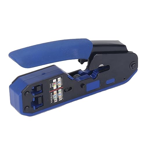 Pince RJ45 polyvalente pour sertissage coupe et dénudage de câbles réseau Cat5 et Cat6