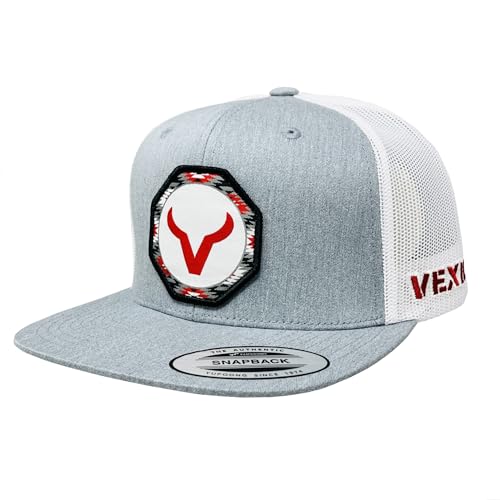 Image of Vexil American Rancher Adjustable Snapback Western Lifestyle Rodeo Southwest Inspired Meshback Hat