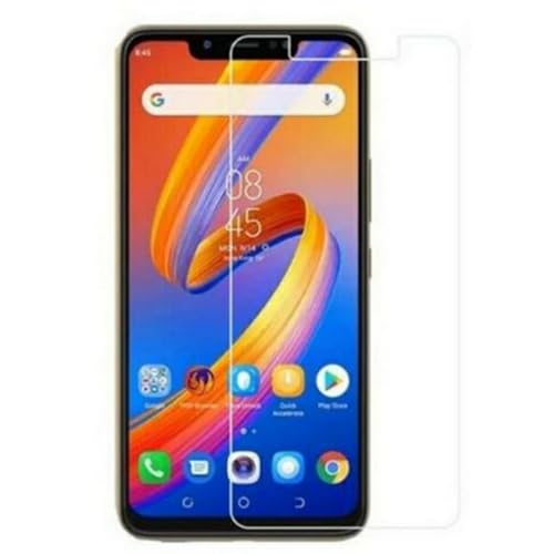 Image of Embed HD-Clear Screen Guard for Tecno Spark 3 - Harder or Durable Plastic & More Impact-Resistant Than Glass, with Free Installation Kit