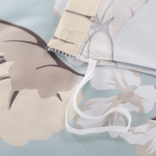 USTIDE King Size 3 Piece Bedding Set, 100% Egyptian Cotton Bedding Set, Rustic Floral Duvet Cover, Soft Cosy Bedding with 2 Pillow Shams , 800 Thread Count - Image 7