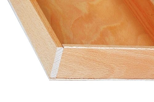Besteckeinsatz BUCHE 60er Schubl. B 518 x T 472 BLUM Legra 19 mm Schubladen