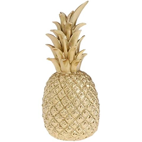 HomeDecTime Décoration Ananas Doré Cover