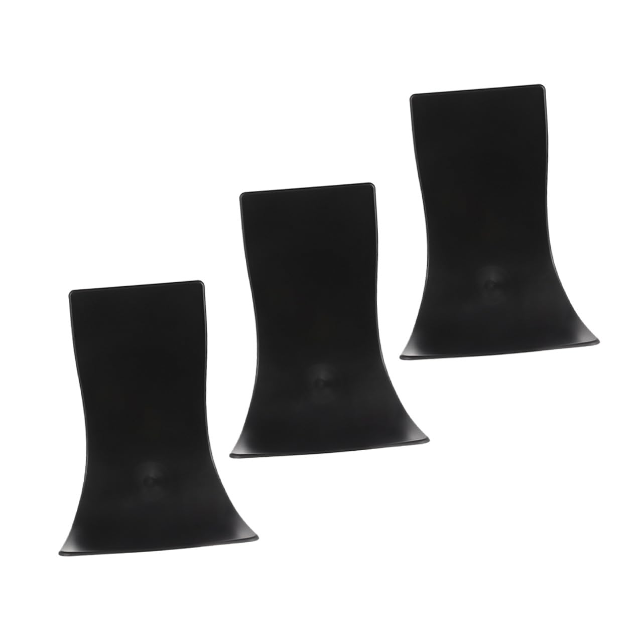 Supporto per Montaggio a Parete in Plastica per Dispenser di Sapone Nero Vassoio Antitraccia 3 Pezzi Robusto e Resistente e Prevenzione delle Fuoriuscite D'acqua