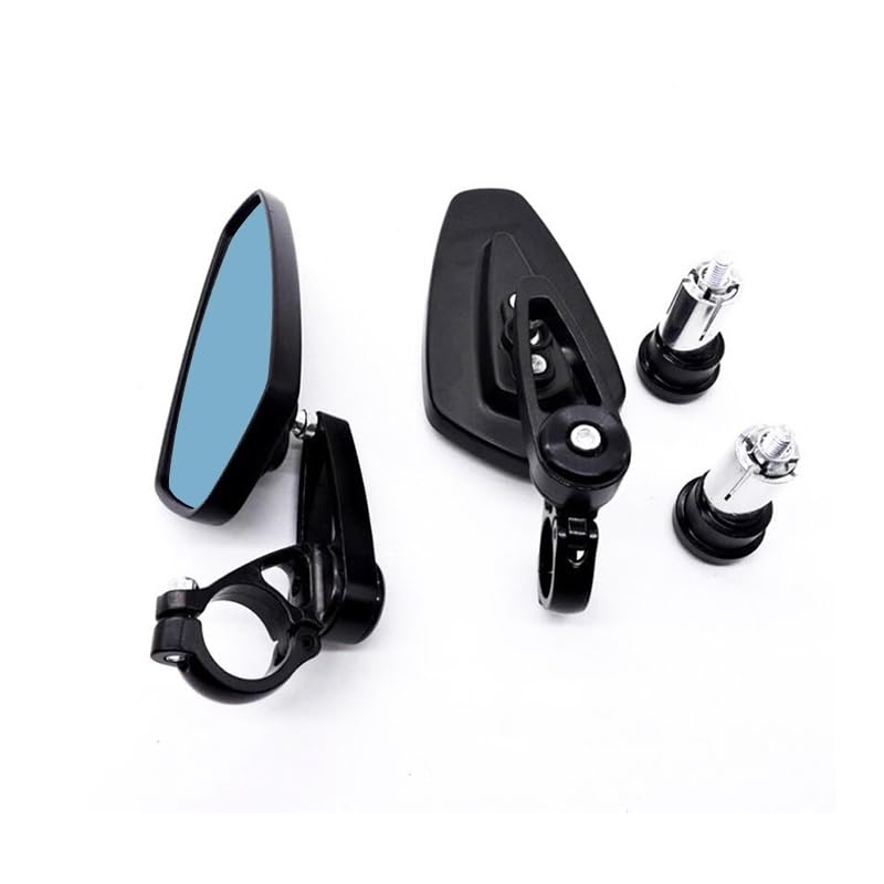 Espejos retrovisores de manillar de 7/8 pulgadas para moto Suzuki en color negro 1
