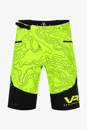 Valentino Rossi VR46 Pantaloni Performance Short MTB Topography,30,Giallo