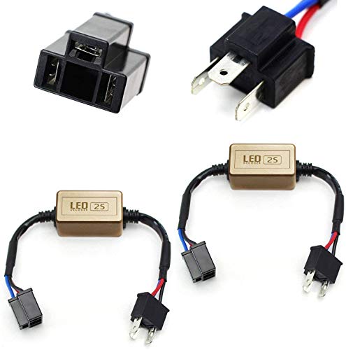 iJDMTOY Resistor Canceller LED H4 9003 HB2 CAN-Bus miniatura 1