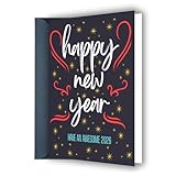 New Year Greeting Cards | Happy New Year Card | Gifts For Family & Friends
