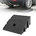 VELATEMOR Curb Ramp Industrial PVC 2,200lbs Weight Capacity for Car Truck Motorcycle, Driveway Sidewalk Loading Dock Black 9.84 X 10.63 X 4.33in