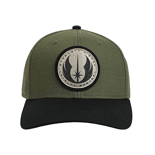 Image of Star Wars Jedi Order Symbol Green Snapback Hat