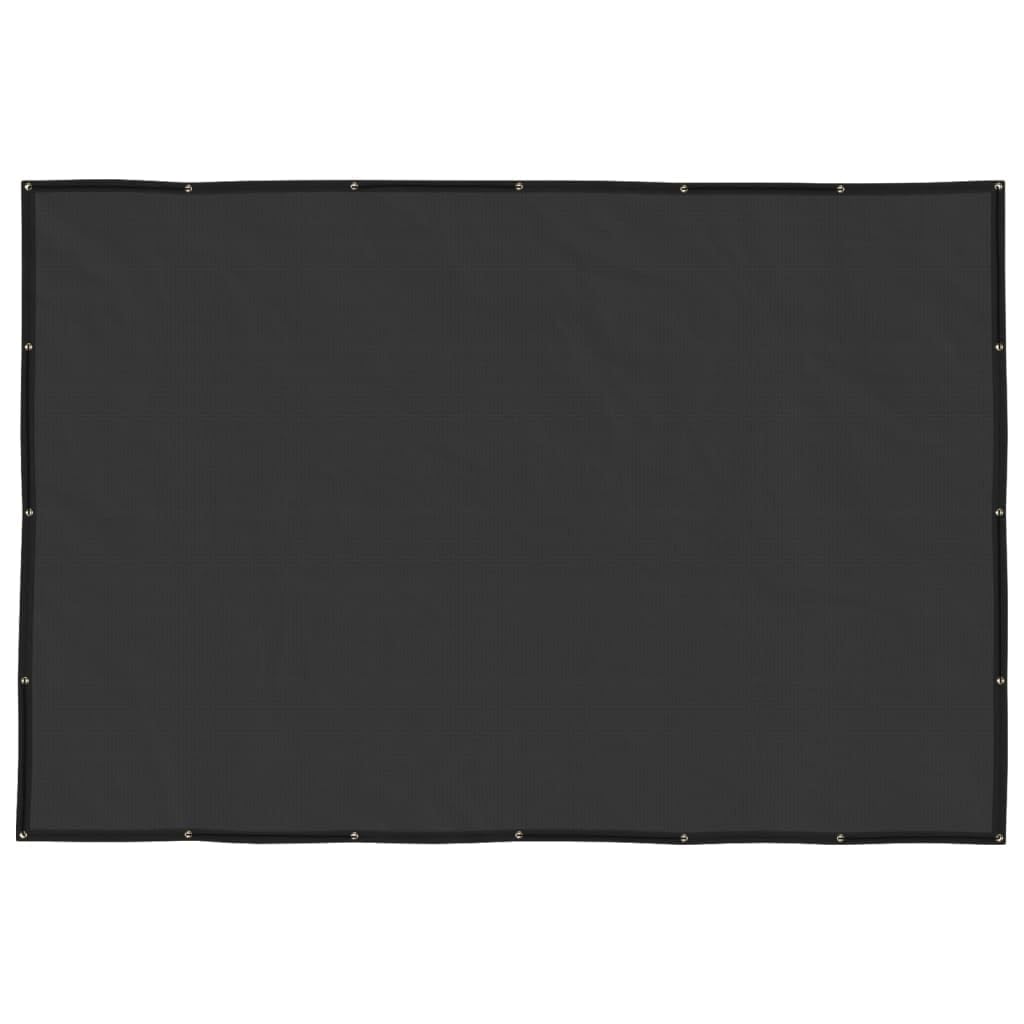 Anhängernetz HDPE 2x3 m Schwarz, strapazierfähiges Ladungssicherungsnetz für Anhänger, Pick-up, Dachgepäckträger, elastisches Schutznetz für Auto, SUV, atmungsaktiv und UV-beständig